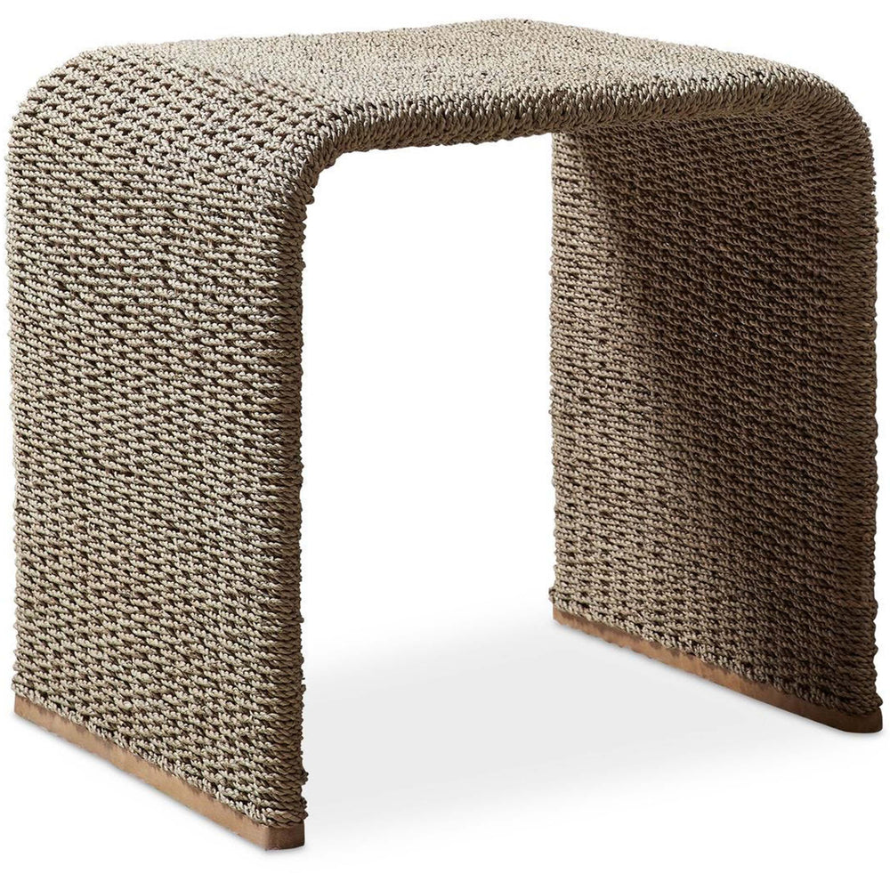 Calabria End Table, Seagrass-Furniture - Accent Tables-High Fashion Home