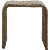 Calabria End Table, Seagrass-Furniture - Accent Tables-High Fashion Home