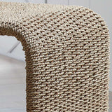 Calabria End Table, Seagrass-Furniture - Accent Tables-High Fashion Home