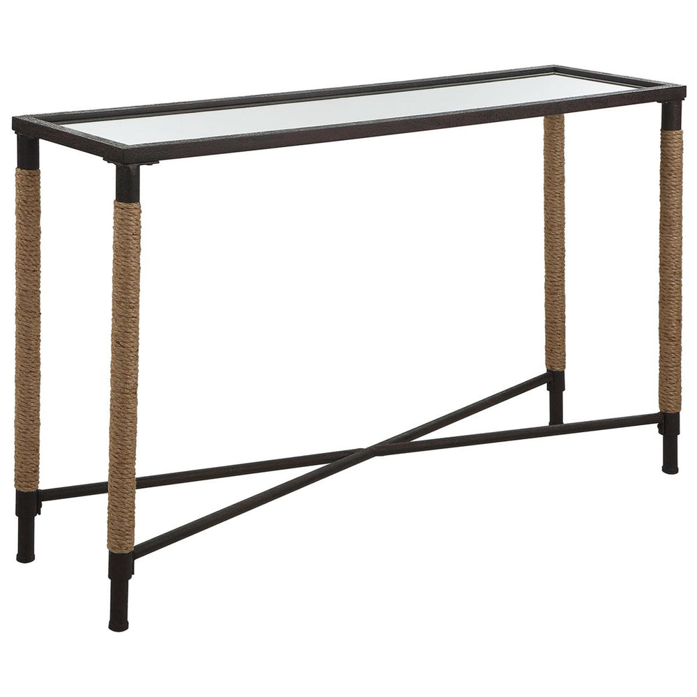 Braddock Console Table, Black-Furniture - Accent Tables-High Fashion Home