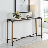 Braddock Console Table, Black-Furniture - Accent Tables-High Fashion Home