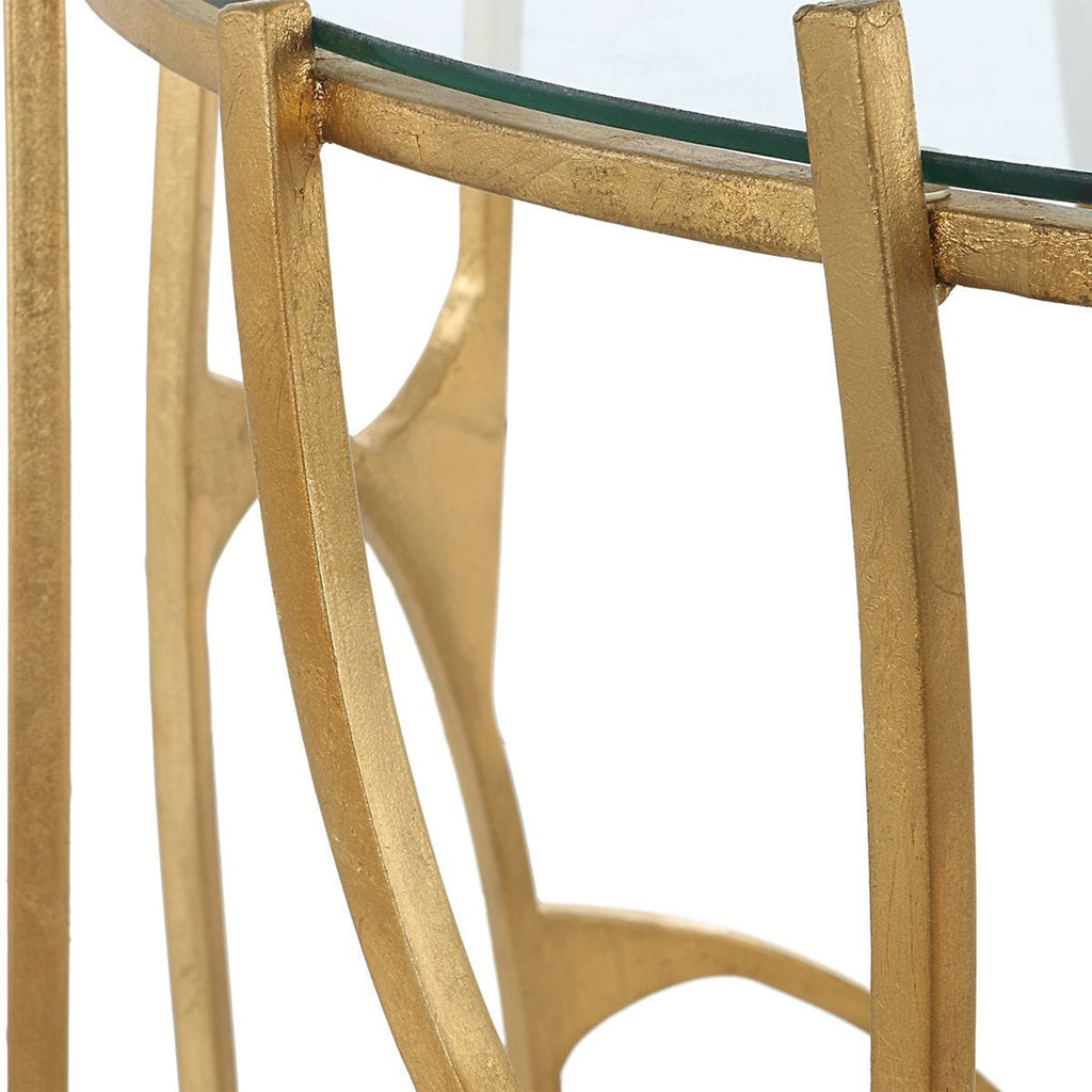 Ritual Side Table, Aged Gold – High Fashion Home