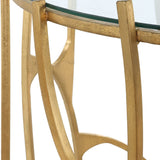 Ritual Side Table, Aged Gold