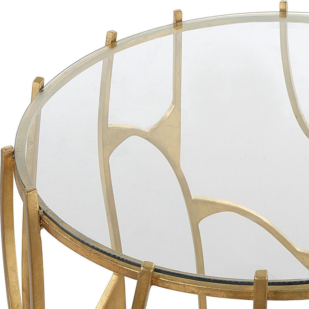 Ritual Side Table, Aged Gold – High Fashion Home