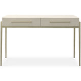 Jewel Desk, White-Furniture - Office-High Fashion Home