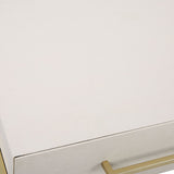 Jewel Desk, White-Furniture - Office-High Fashion Home