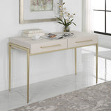 Jewel Desk, White-Furniture - Office-High Fashion Home