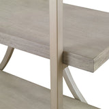 Sway Etagere, Silver Leaf-Furniture - Storage-High Fashion Home
