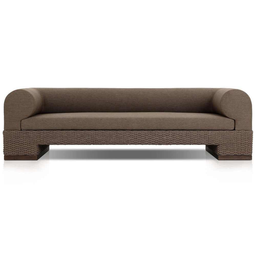 Joss Outdoor Sofa, Ellor Brown-Furniture - Outdoor-High Fashion Home