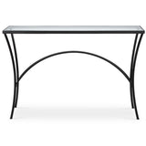 Alayna Console Table, Black-Furniture - Accent Tables-High Fashion Home