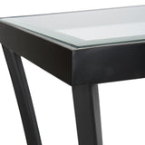 Alayna Console Table, Black-Furniture - Accent Tables-High Fashion Home