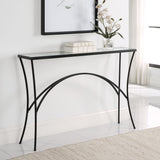 Alayna Console Table, Black-Furniture - Accent Tables-High Fashion Home