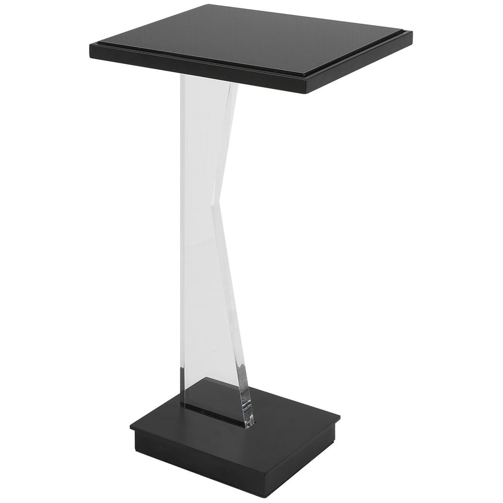 Angle Accent Table, Black