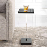 Angle Accent Table, Black