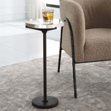 Forge Accent Table, Rustic Brown