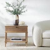 Coast Side Table, Natural-Furniture - Accent Tables-High Fashion Home