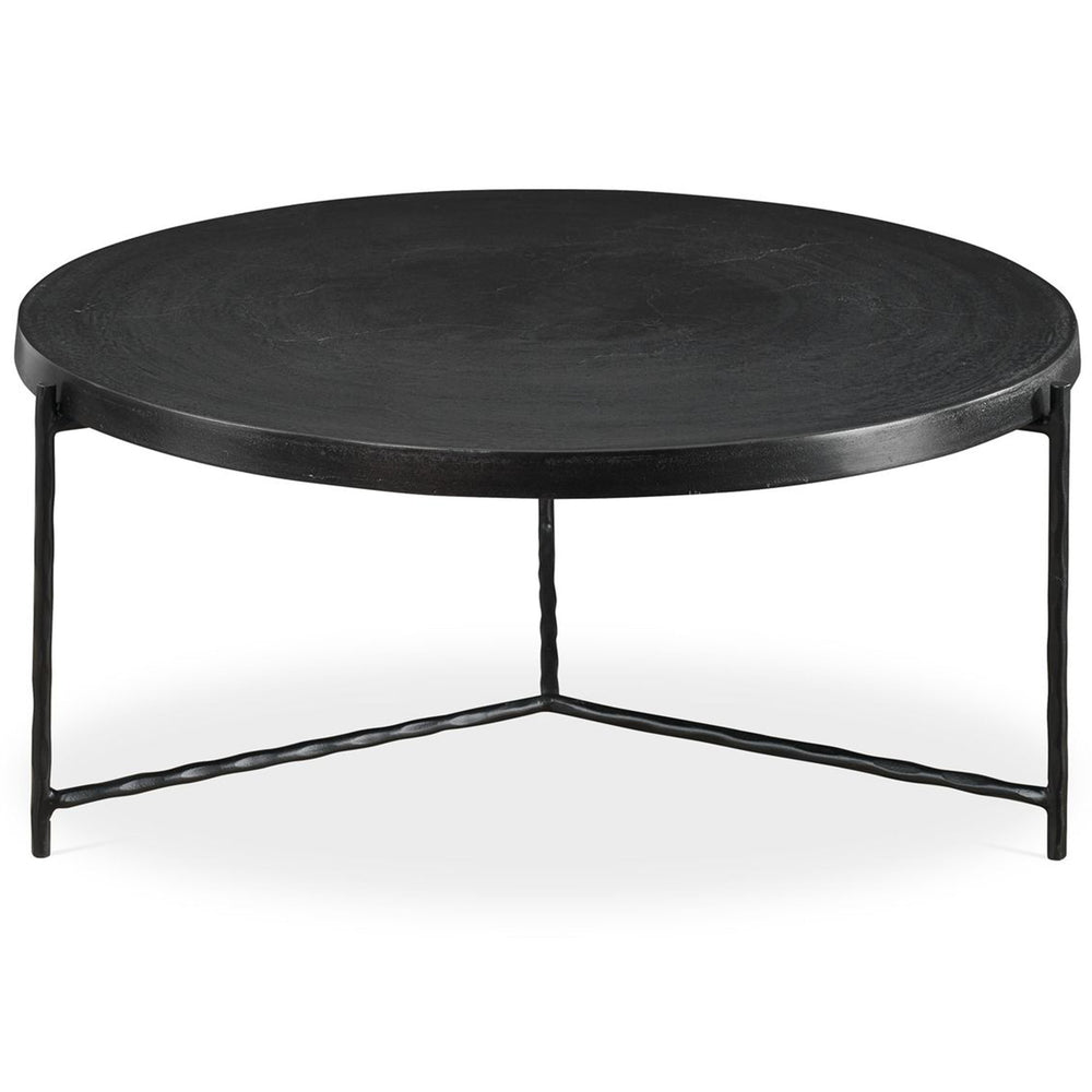 Trellick Coffee Table, Oxidized Black-Furniture - Accent Tables-High Fashion Home