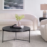 Trellick Coffee Table, Oxidized Black-Furniture - Accent Tables-High Fashion Home