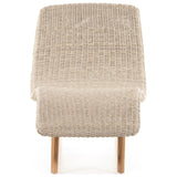Portia Outdoor Chaise, Vintage White by Four Hands — FRT_1