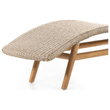 Portia Outdoor Chaise, Vintage White by Four Hands — DET_1