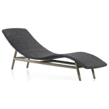 Portia Outdoor Chaise, Vintage Coal by Four Hands — PRM_1