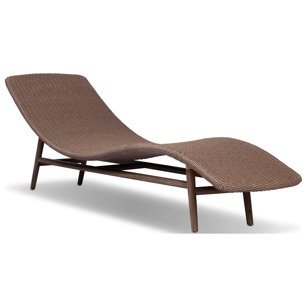 Portia Outdoor Chaise, Tanned Weave by Four Hands — PRM_1