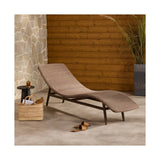 Portia Outdoor Chaise, Tanned Weave by Four Hands — ESS_1