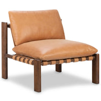 Shelton Leather Chair, Palermo Cognac