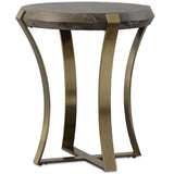 Unite Side Table, Brushed Brass