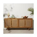 Merit Outdoor Sideboard, Natural Teak-FSC by Four Hands — ESS_1