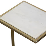 Elevate Drink Table, Brushed Brass