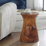 Swell Accent Table, Natural Honey
