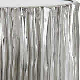 Echo Drink Table, Nickel-Furniture - Accent Tables-High Fashion Home