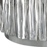 Echo Drink Table, Nickel-Furniture - Accent Tables-High Fashion Home