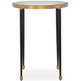 Stiletto Side Table, Black-Furniture - Accent Tables-High Fashion Home