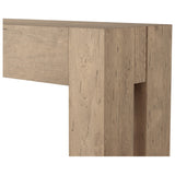 Abaso Console Table, Whitewash Rustic Wormwood Oak by Four Hands — DET_1