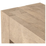 Abaso Console Table, Whitewash Rustic Wormwood Oak by Four Hands — DET_2