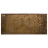 Roman Bar Cabinet, Antiqued Brass Aluminum by Four Hands — TOP_1
