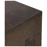 Roman Bar Cabinet, Antiqued Brass Aluminum by Four Hands — DET_1