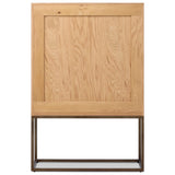 Roman Bar Cabinet, Antiqued Brass Aluminum by Four Hands — BCK_1
