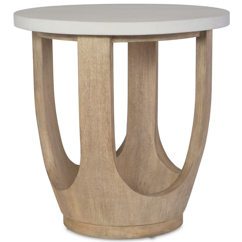 Tatli Side Table, Light Oatmeal