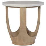 Tatli Side Table, Light Oatmeal