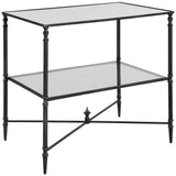 Henzler Lamp Table, Steel-Furniture - Accent Tables-High Fashion Home
