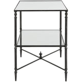 Henzler Lamp Table, Steel-Furniture - Accent Tables-High Fashion Home