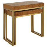 Burl-esque Nesting Tables, Set of 2, Mappa Burl