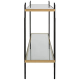 Empire Console Table, Black/Gold