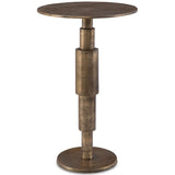 Descend Accent Table, Antique Gold