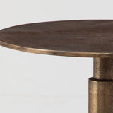 Descend Accent Table, Antique Gold
