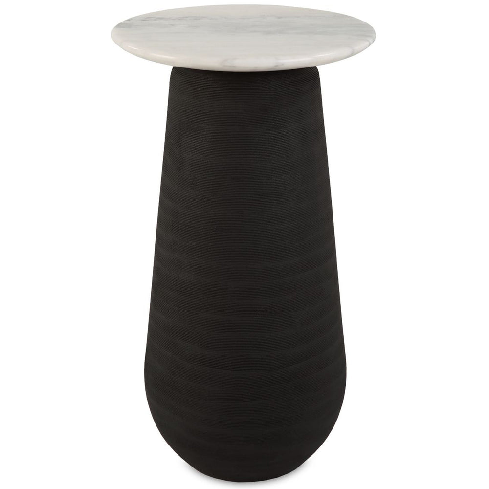 Total Eclipse Accent Table, Matte Black