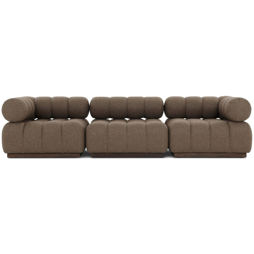 Roma 3 Piece Outdoor Sofa, Ellor Brown by Four Hands-Furniture - Sofas-High Fashion Home
